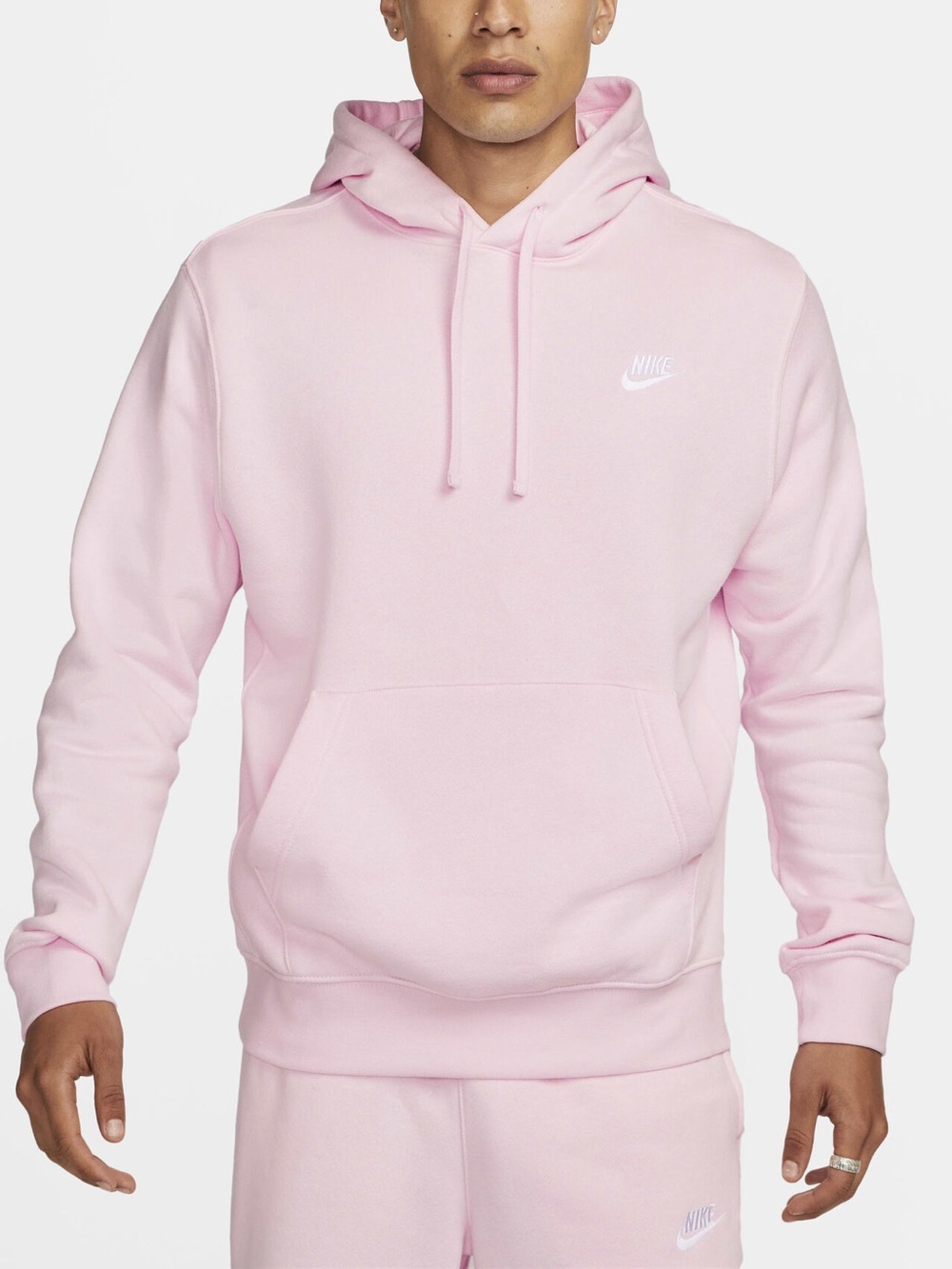 Nike Club Fleece Pullover Hoodie Size M